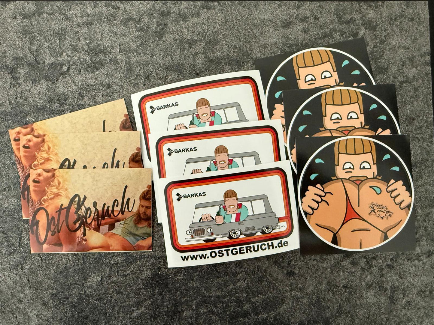 Stickerpack „OSTGERUCH 9er Set“