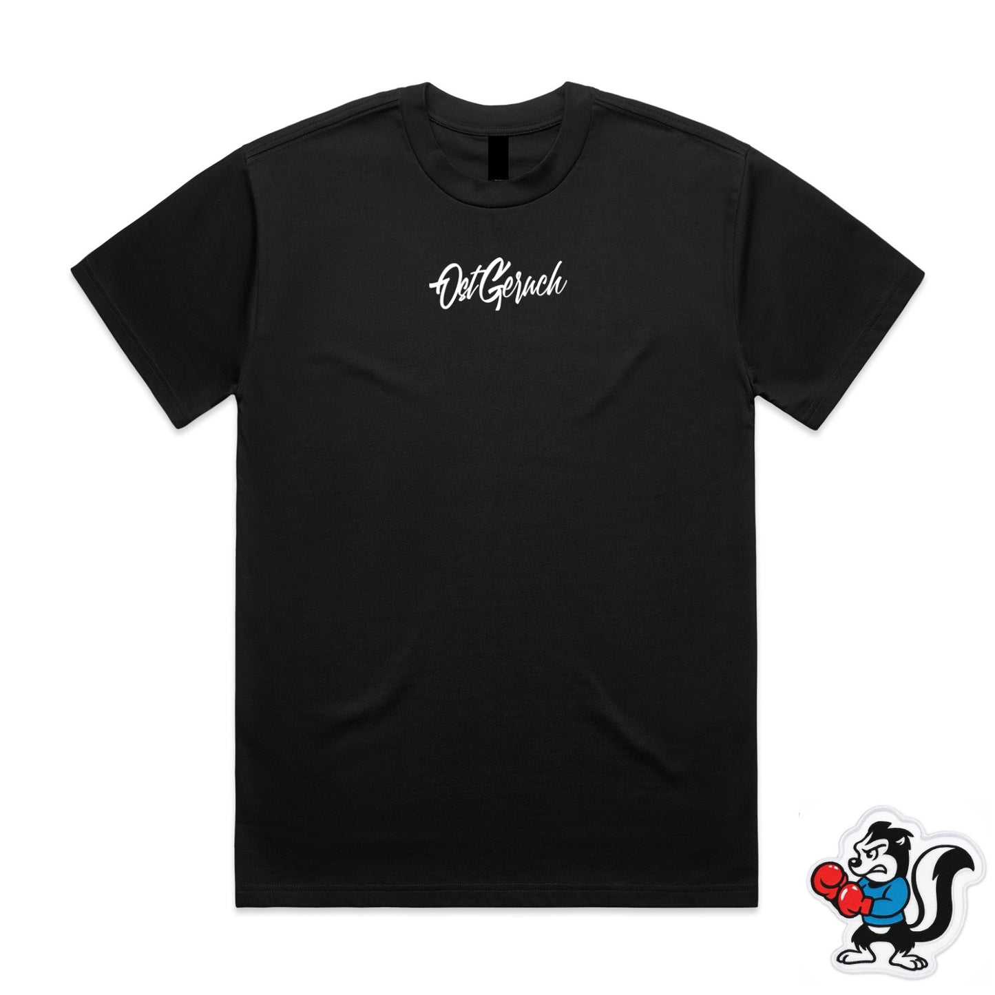 T-Shirt Ostgeruch Stick Schwarz